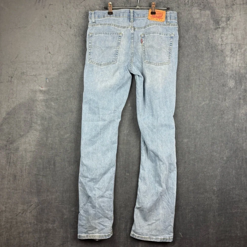 Levi's 511 Slim Straight Leg Light Blue Jeans Sz 18 REG (29 x 29)